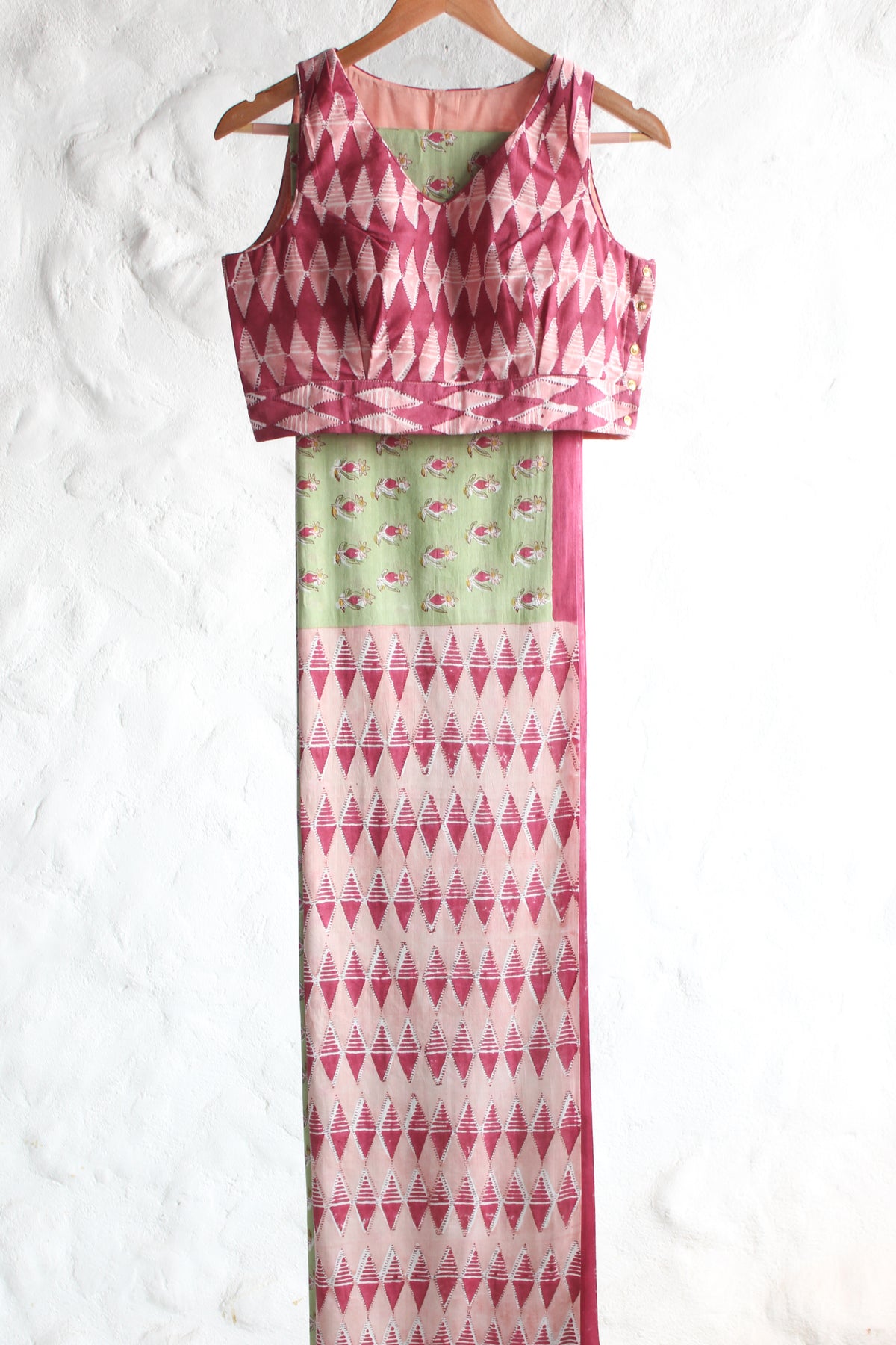 Pomegranate Pink Cotton Blouse