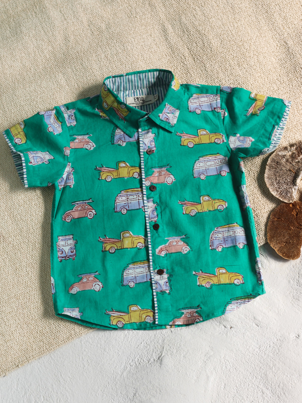 KIDS CAMPER VAN SHIRT & SHORT SET