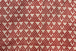 Fabric -Maroon Triangle Bagru Base