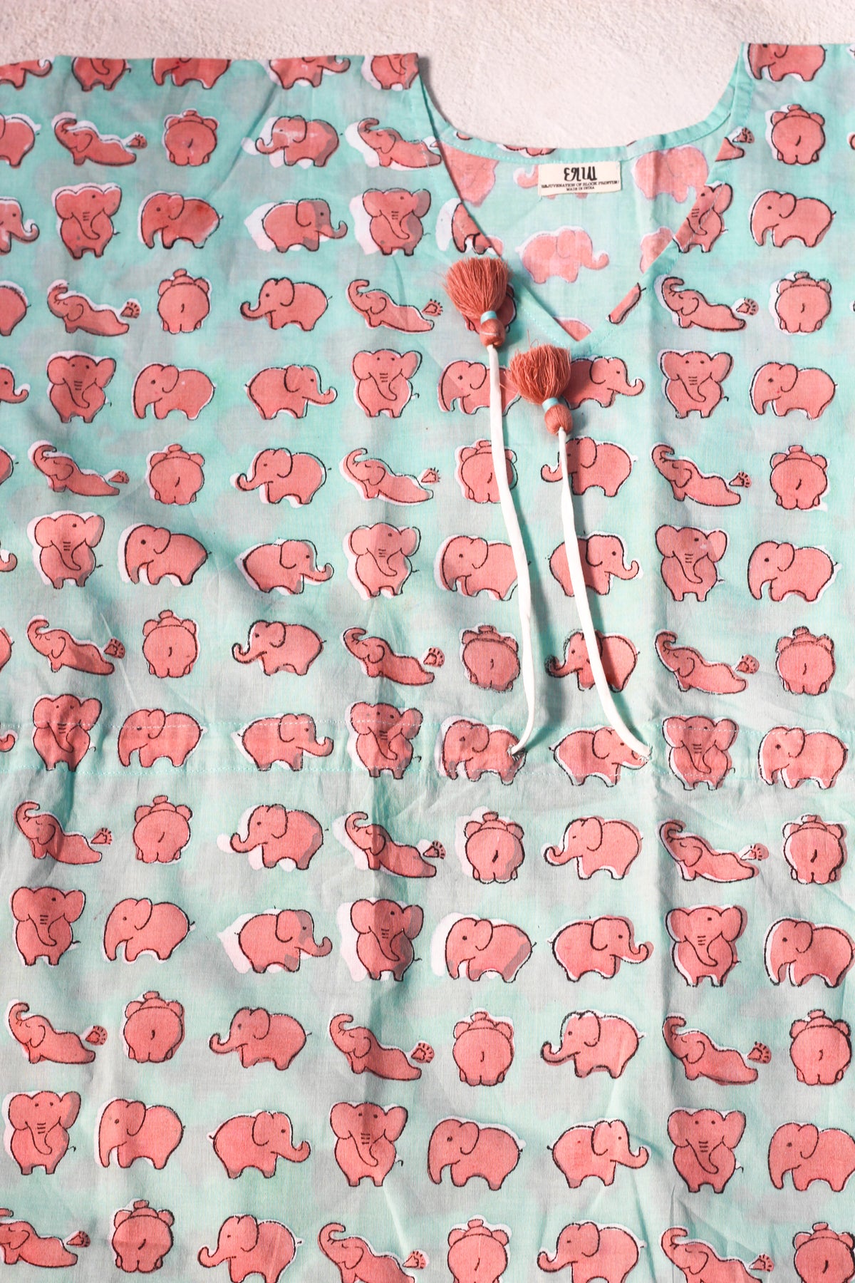 ETI- MINT ELEPHANT KAFTAN