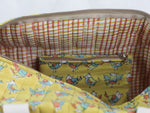 Yellow Birdie Duffle Bag
