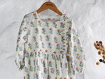 KIDS ANAR BUTTI IN WHITE DRESS