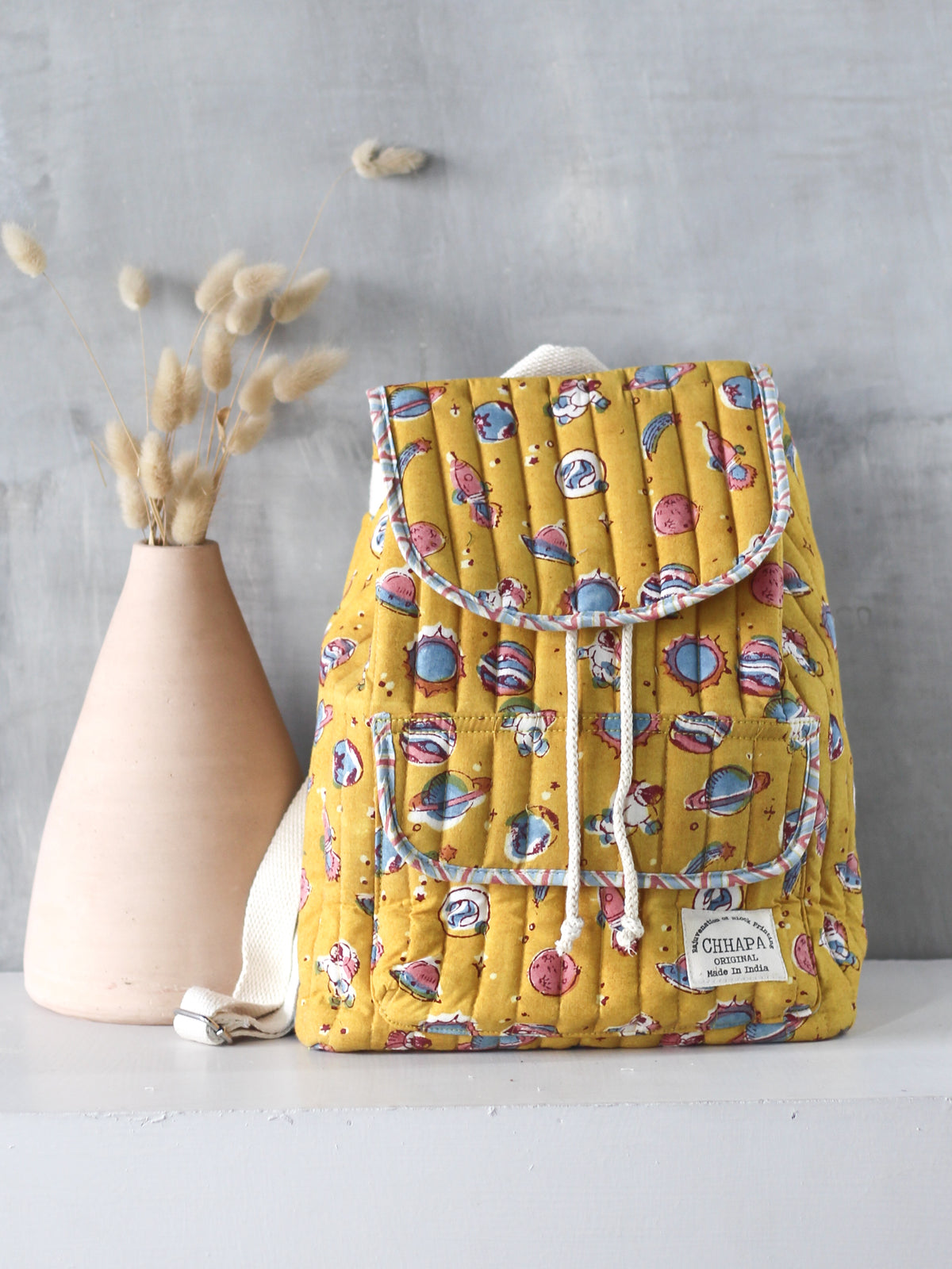 KIDS - SPACE DOODLES IN YELLOW BAG