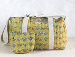 Yellow Birdie Duffle Bag
