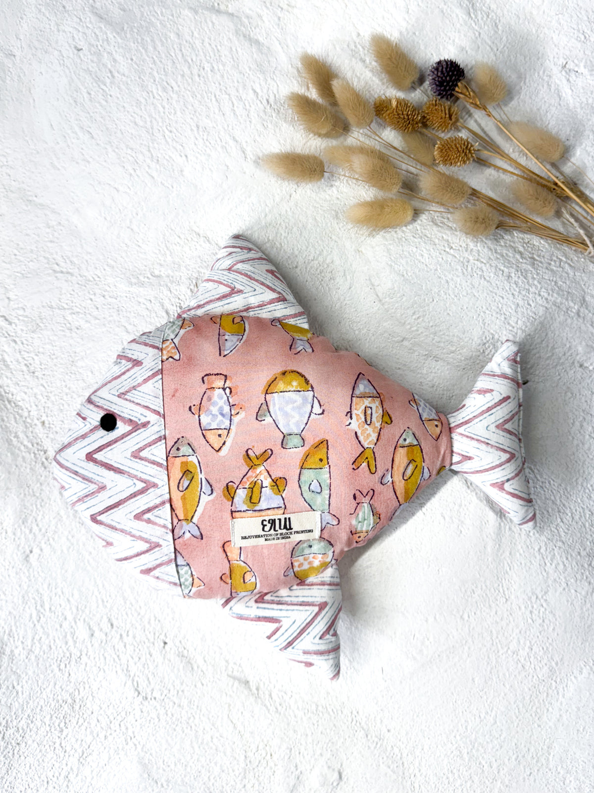 PEACH FISH SOFT TOY