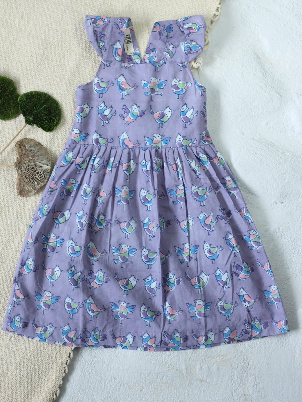 KIDS DRESS PURPLE CHIDIYA