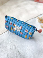 BLUE COFFIEE POUCH