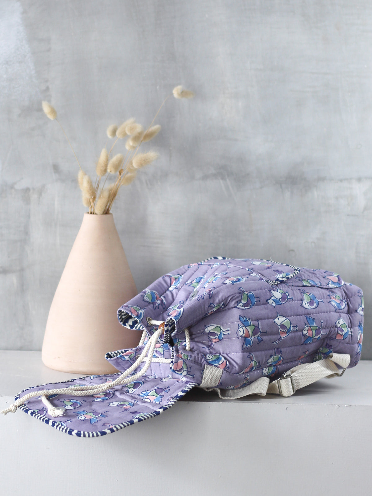 KIDS - BIRD IN PURPLE BAG