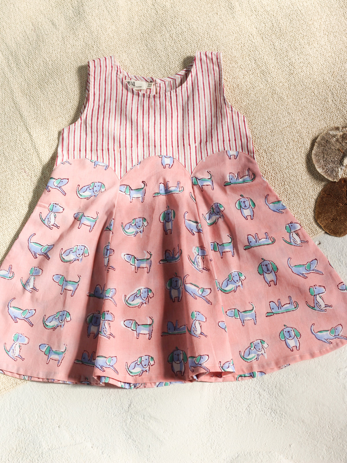 Peach Dog Dress