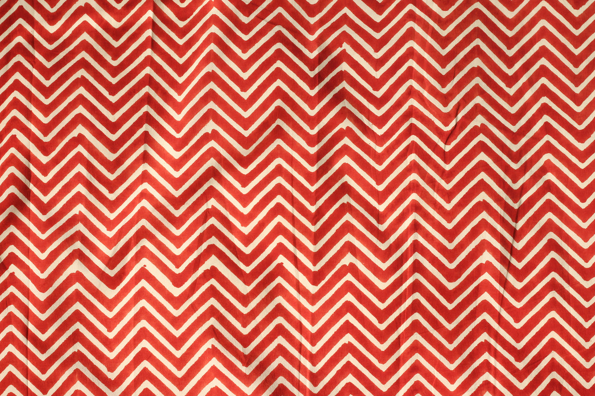 Fabric - Maroon Chevron