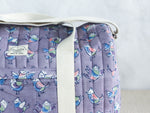 Purple birdie Duffle Bag