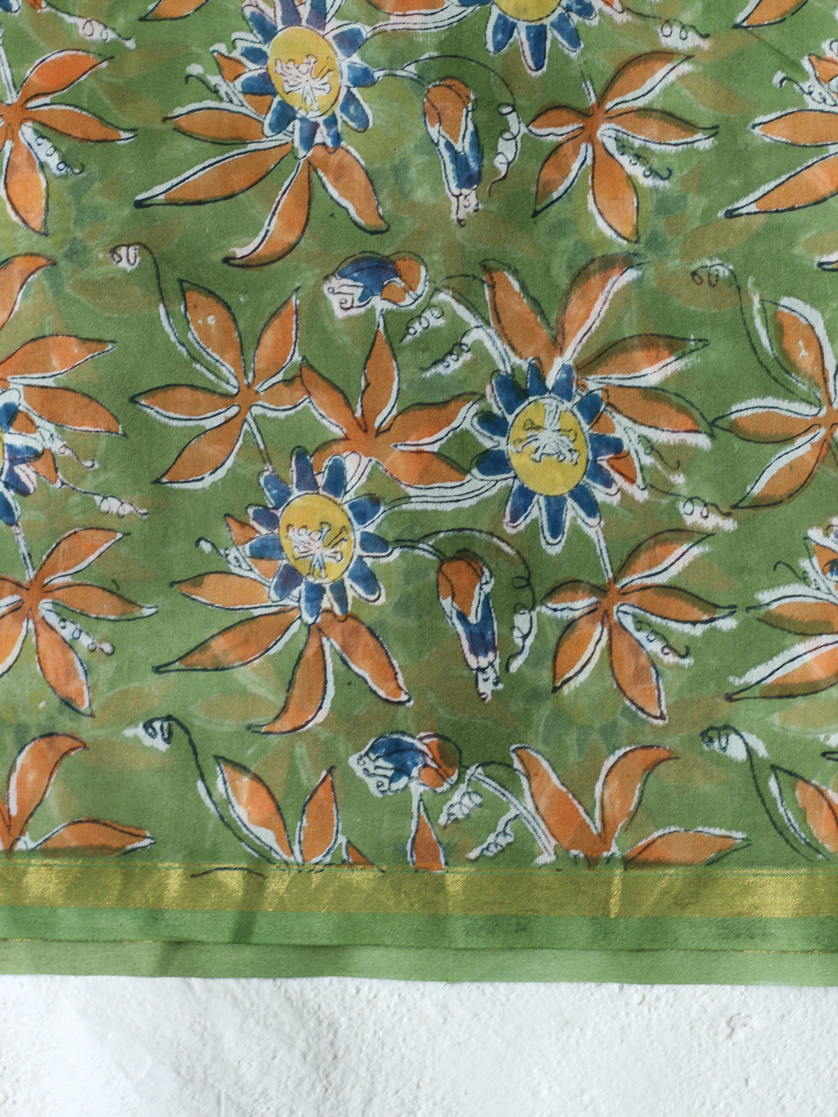 PASSION FRUIT - Chanderi Saree