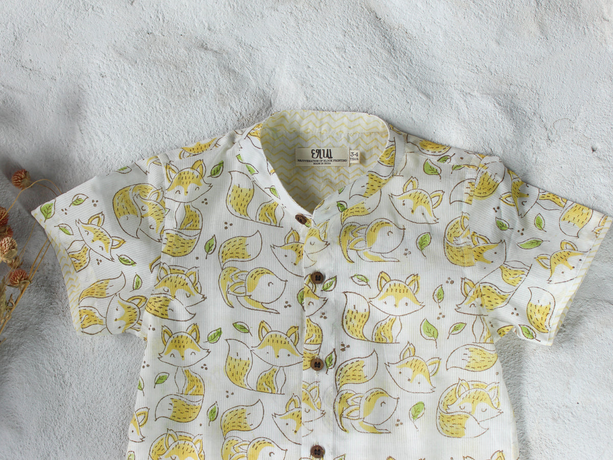 Yellow Fox Shirt
