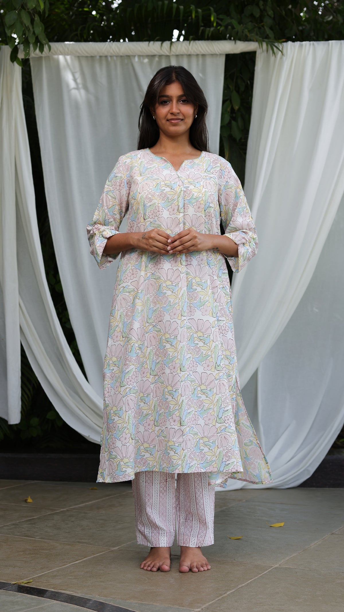 Soft Garden Kurta Set