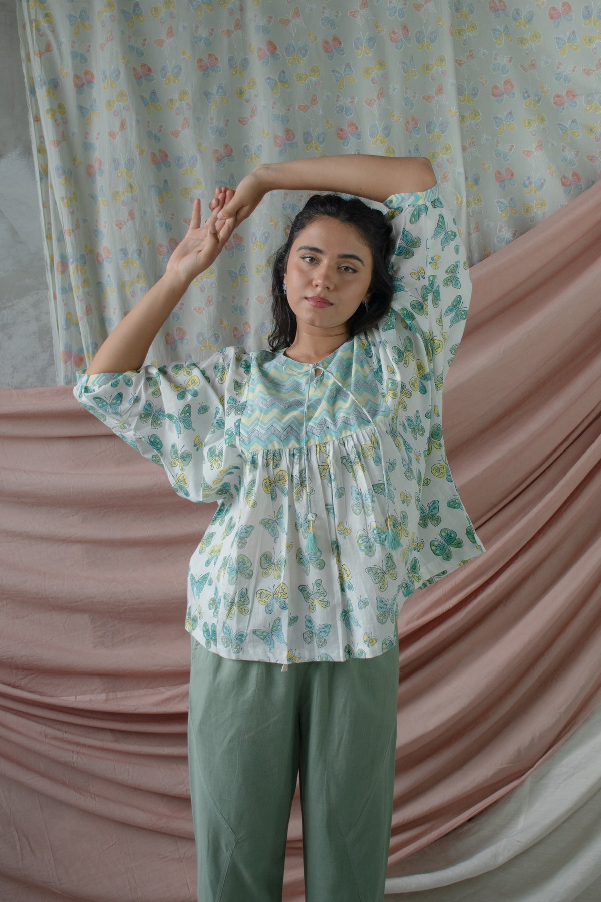 Mint Mirage Top