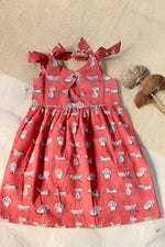 Dog Shoulder Bow Dress