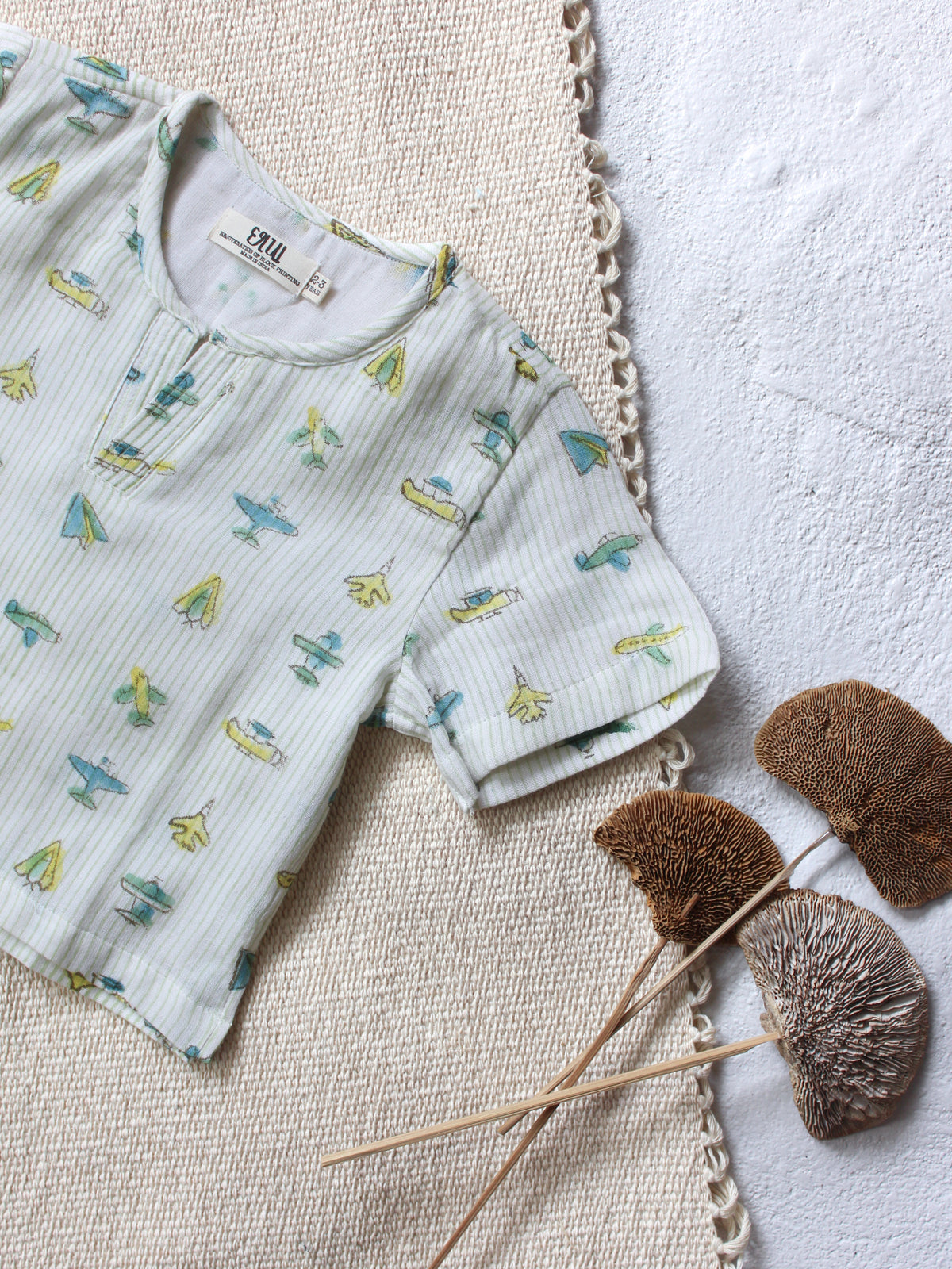 KIDS AEROPLANE MUSLIN TODDLER TEE