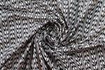 Fabric -Bagru Black New Chevron