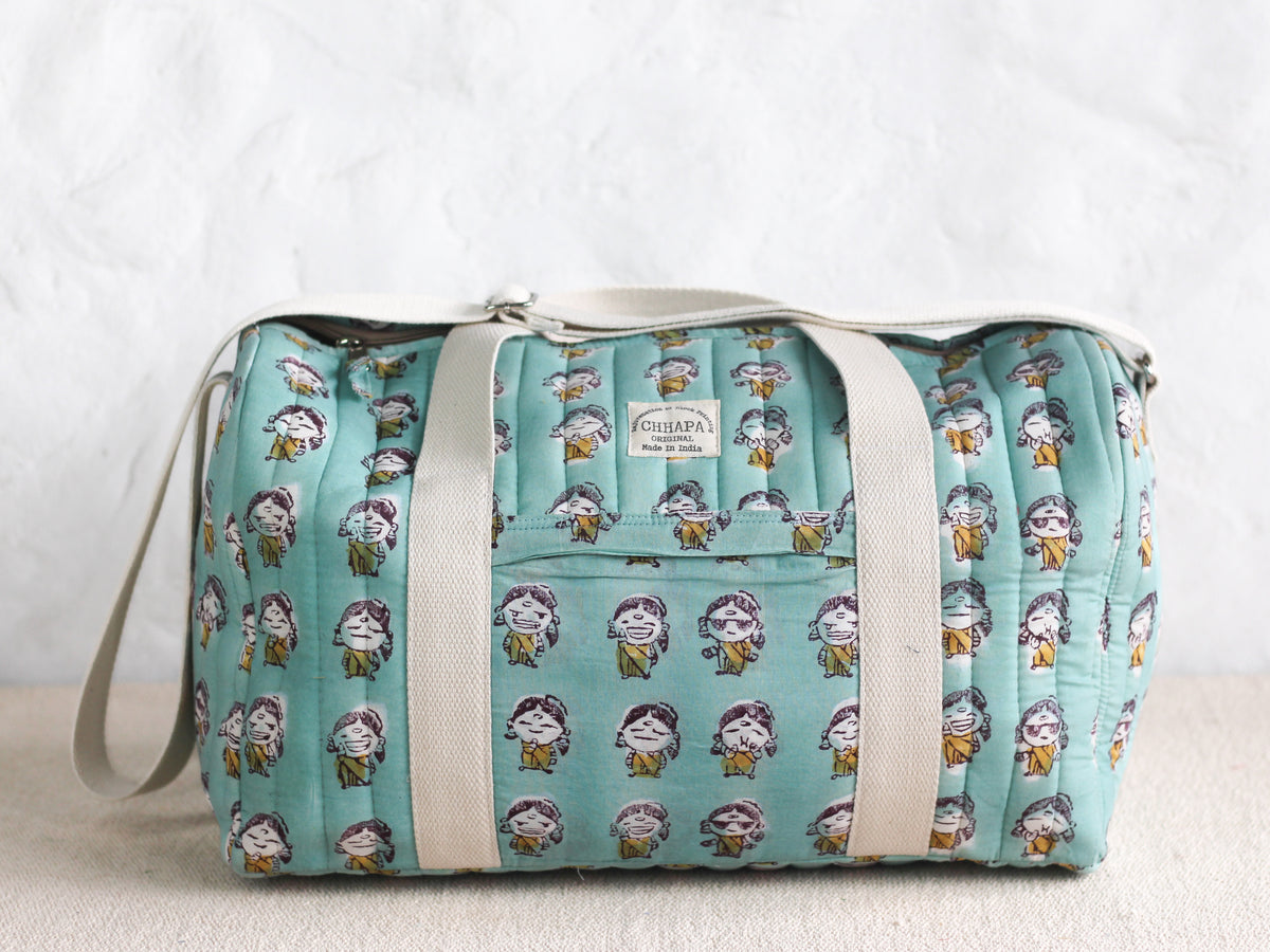 Mint Guddiya Duffle Bag