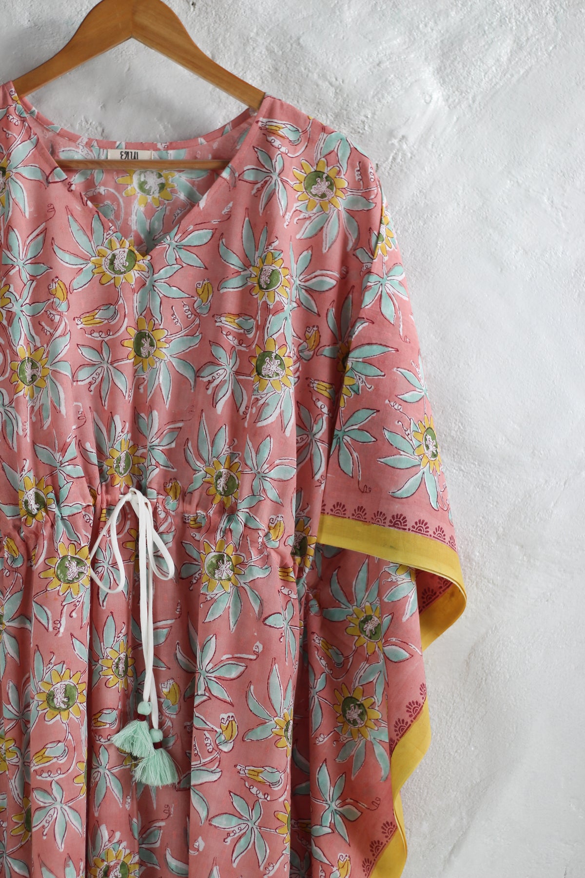 KAFTAN - PEACH KRISHNA JAAL