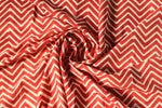 Fabric - Maroon Chevron