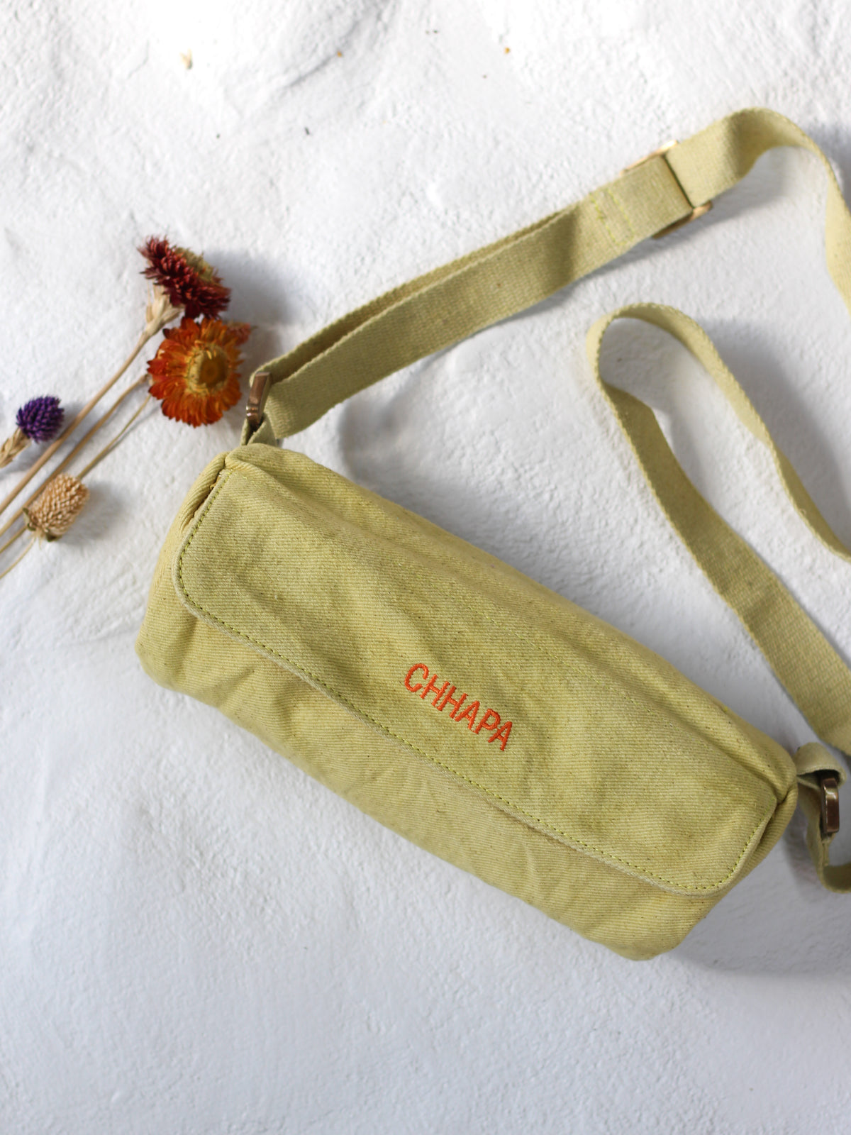 Cross Body Yellow Sling Bag