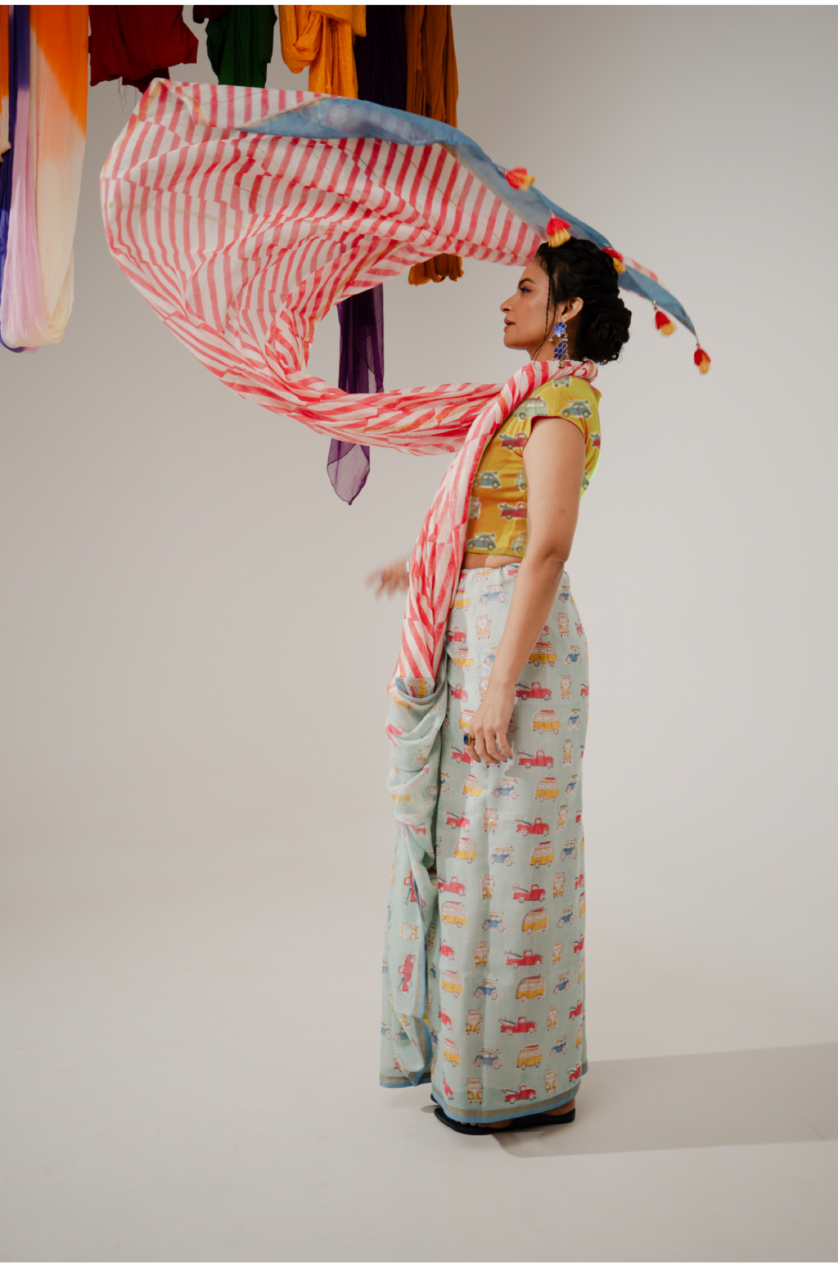 Fiesta Chanderi Saree