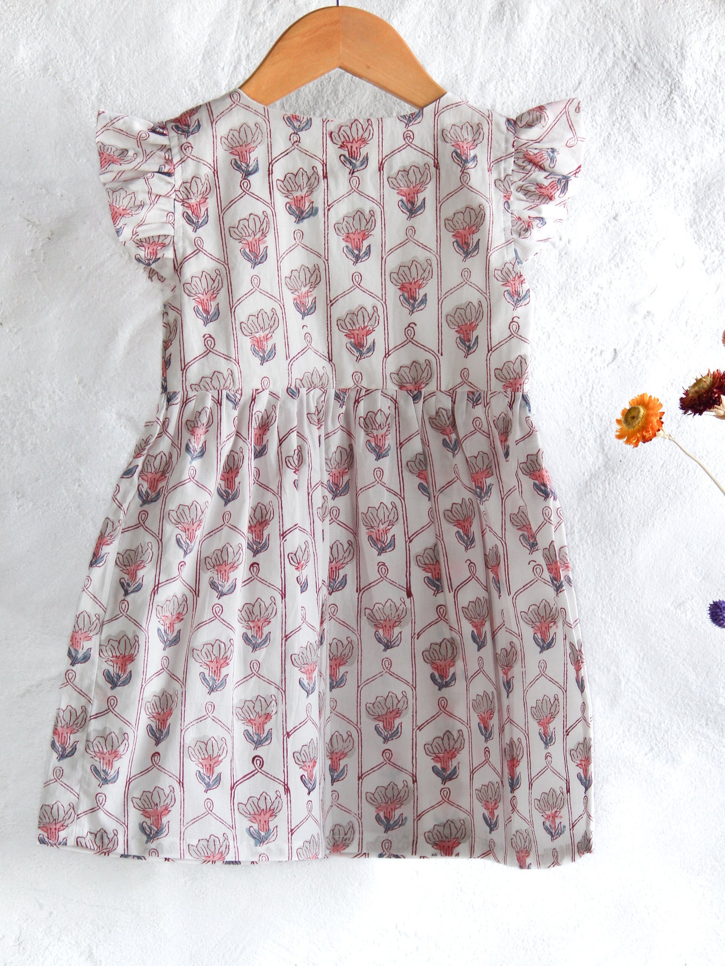 Flowers in Jaal Dress