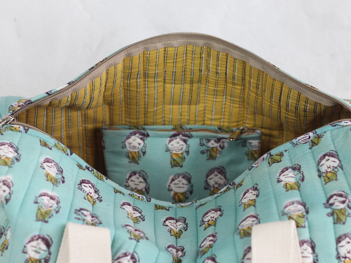 Mint Guddiya Duffle Bag