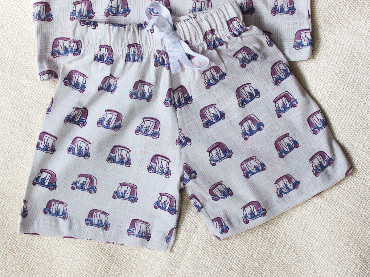 KIDS AUTORICKSHAW UNISEX T-SHIRT & SHORT SET