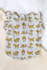 DOGGY DOODLE MUSLIN TOP & SHORT SET