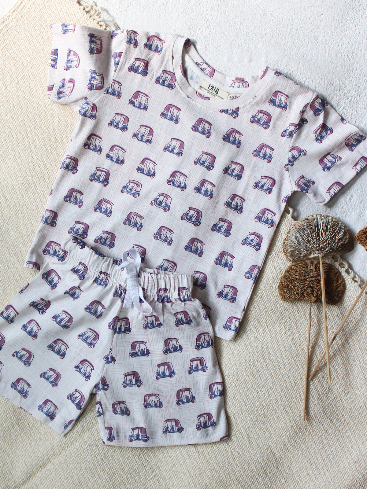 KIDS AUTORICKSHAW UNISEX T-SHIRT & SHORT SET
