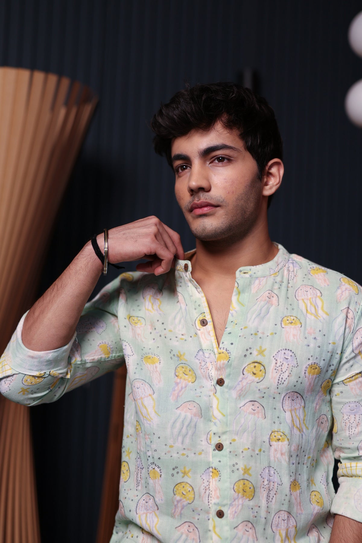 SEA MIST VIBES - Muslin Shirt