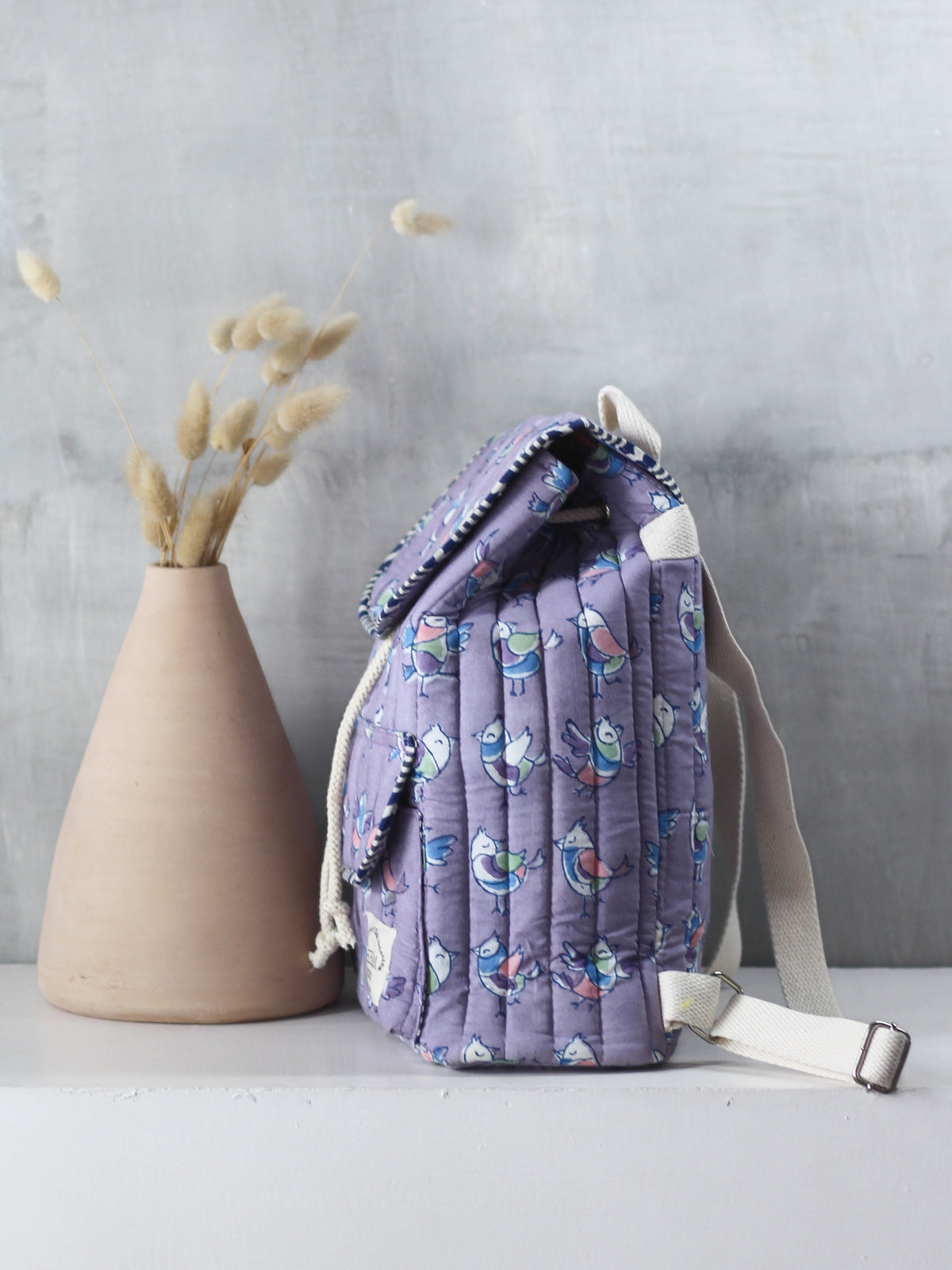 KIDS - BIRD IN PURPLE BAG