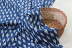 Fabric -Indigo Leaf Butti