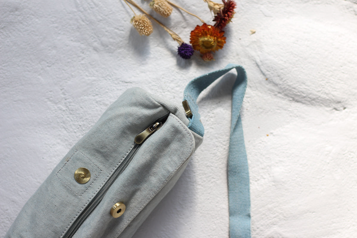 Cross Body Skyblue Sling Bag