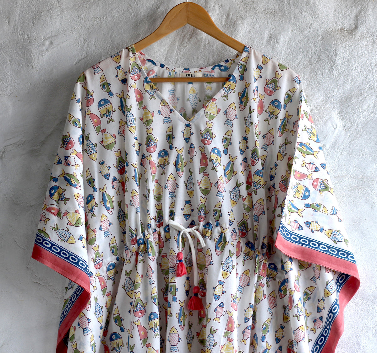 Kaftan- Fish in White