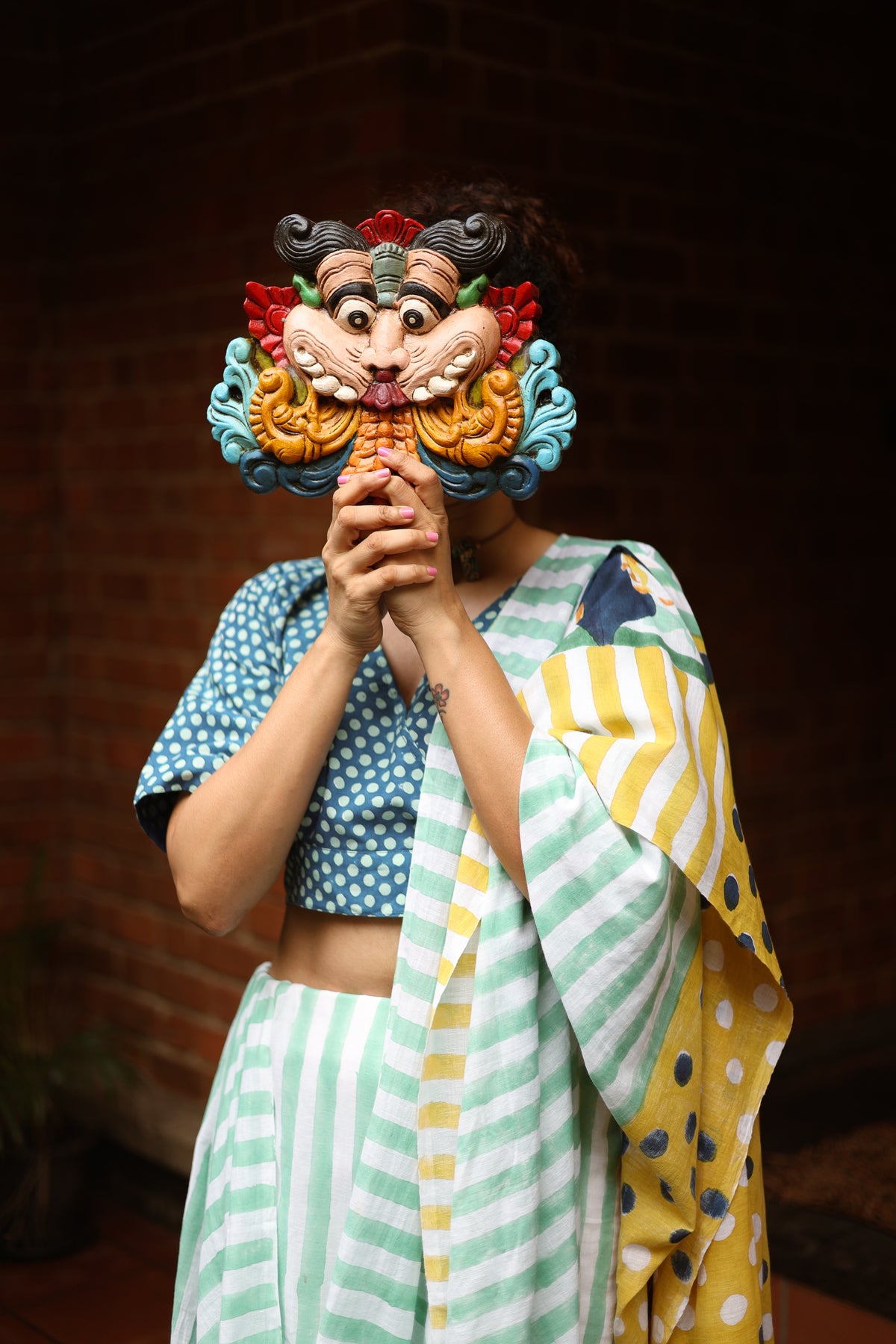 MARILYN – Handwoven Mul Cotton Saree