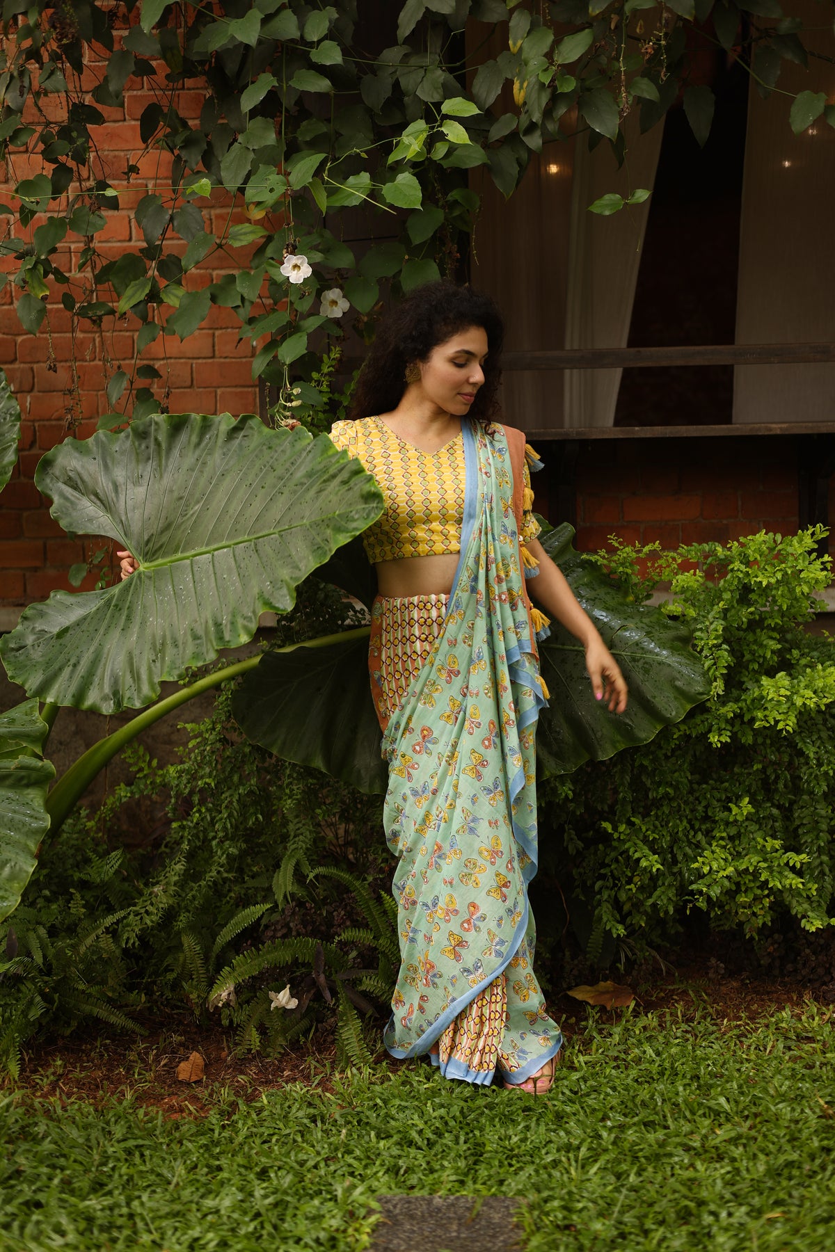 FLUTTER– Mul Cotton Saree