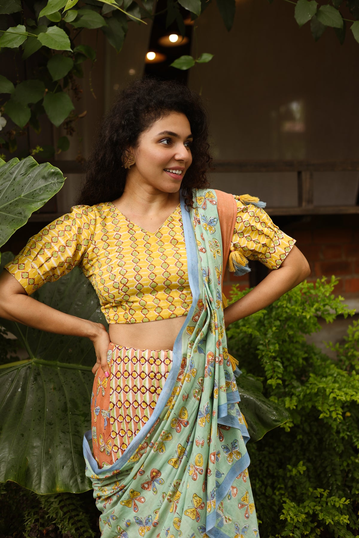 FLUTTER– Mul Cotton Saree