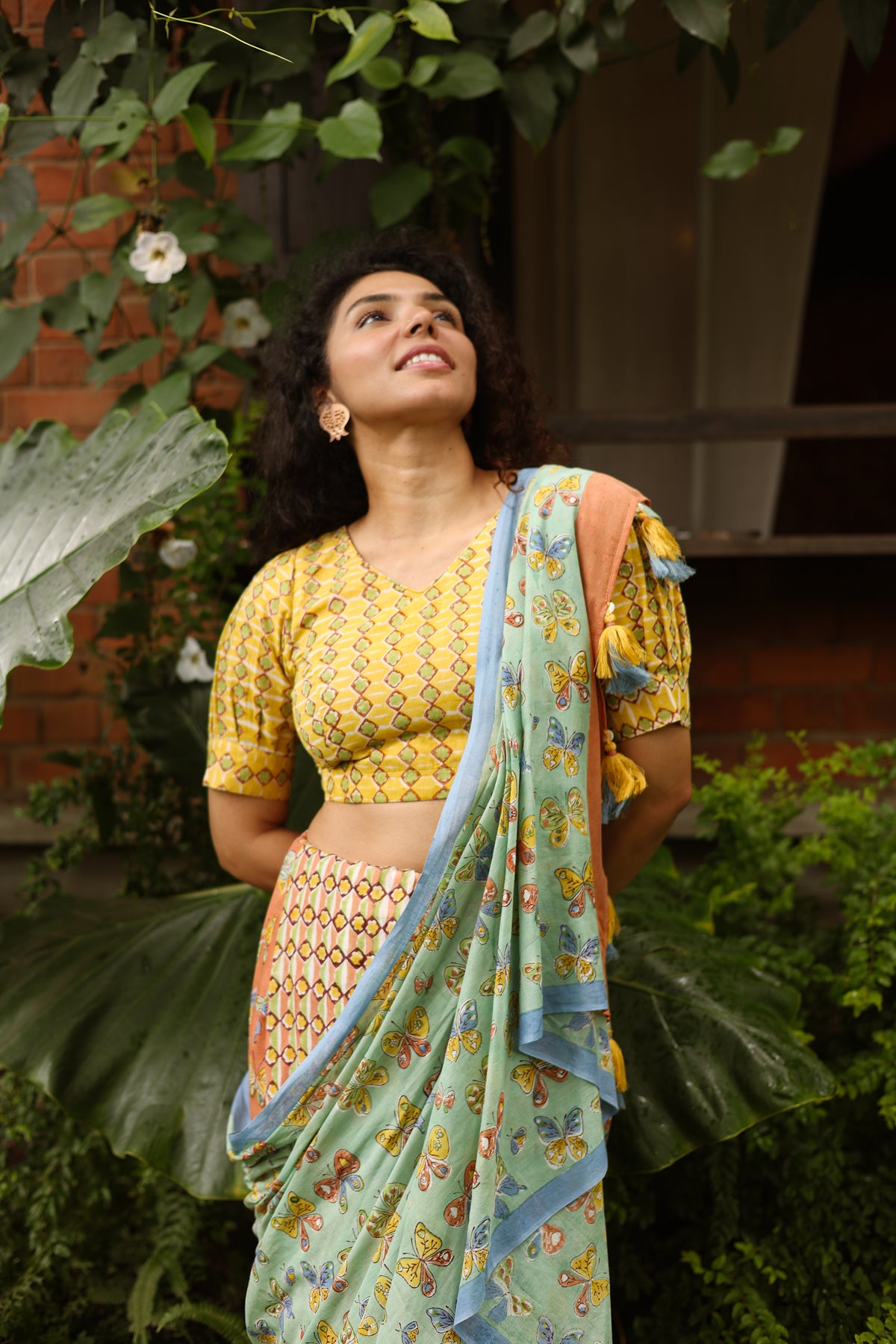 FLUTTER– Mul Cotton Saree