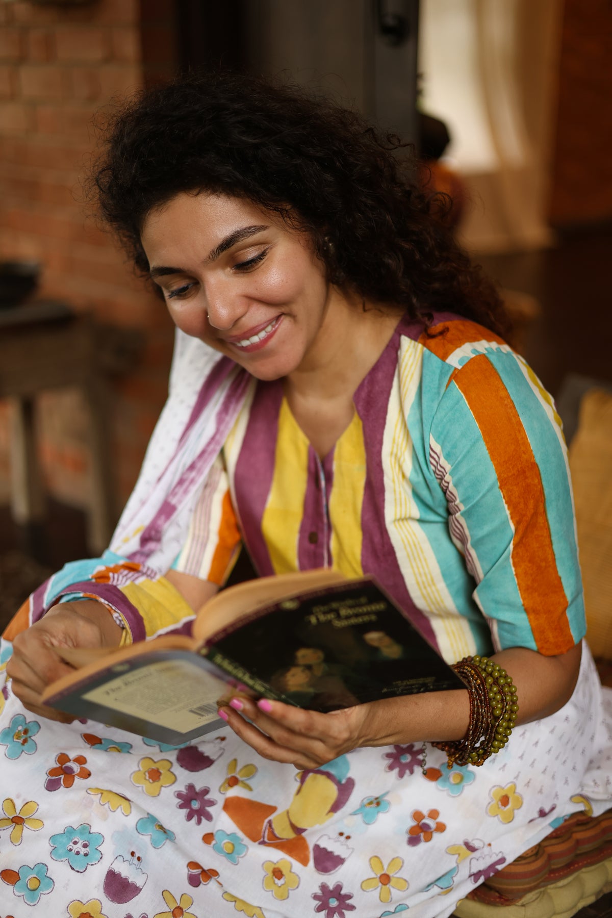 FRIDA IN A MEADOW – Mul Cotton Saree