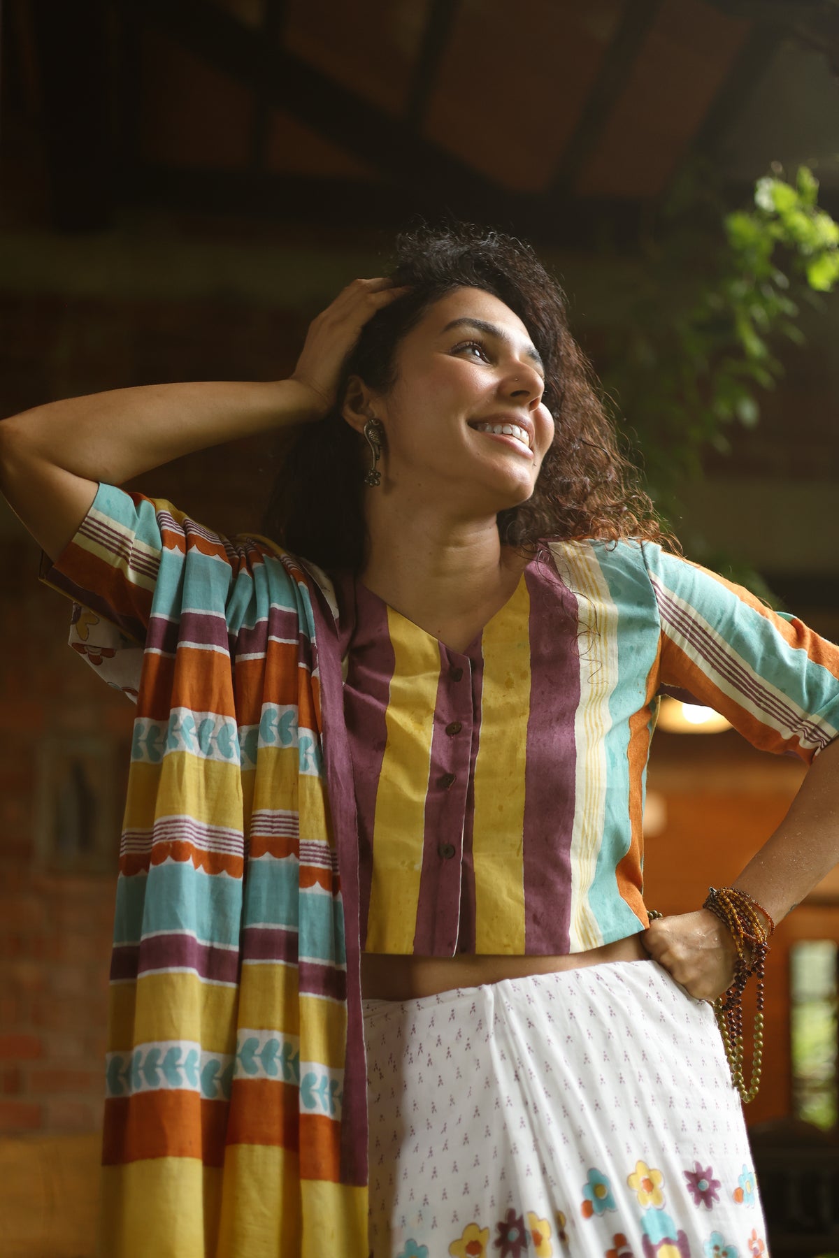 FRIDA IN A MEADOW – Mul Cotton Saree