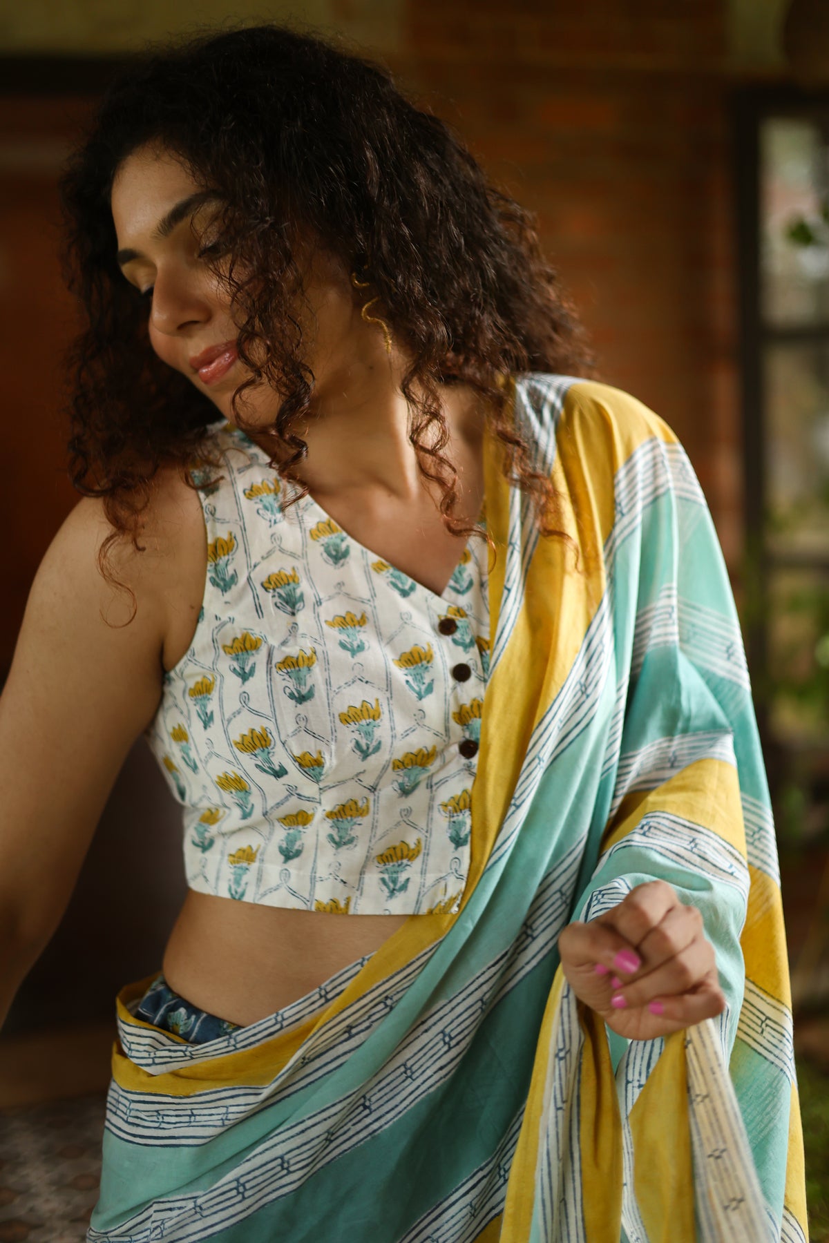 JAAL– Mul Cotton Saree