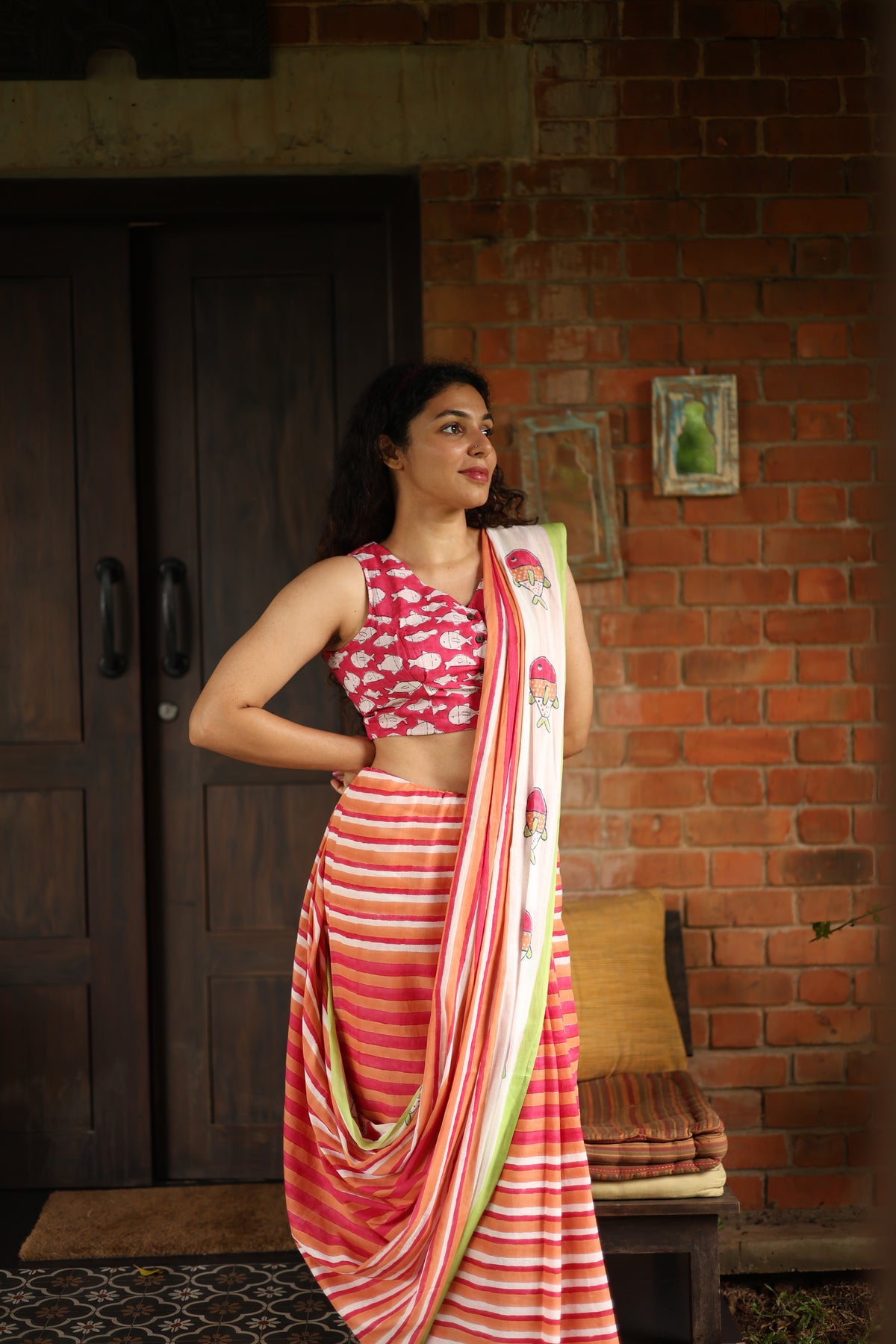 SHOAL– Mul Cotton Saree