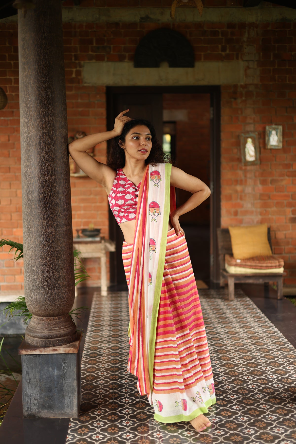 SHOAL– Mul Cotton Saree
