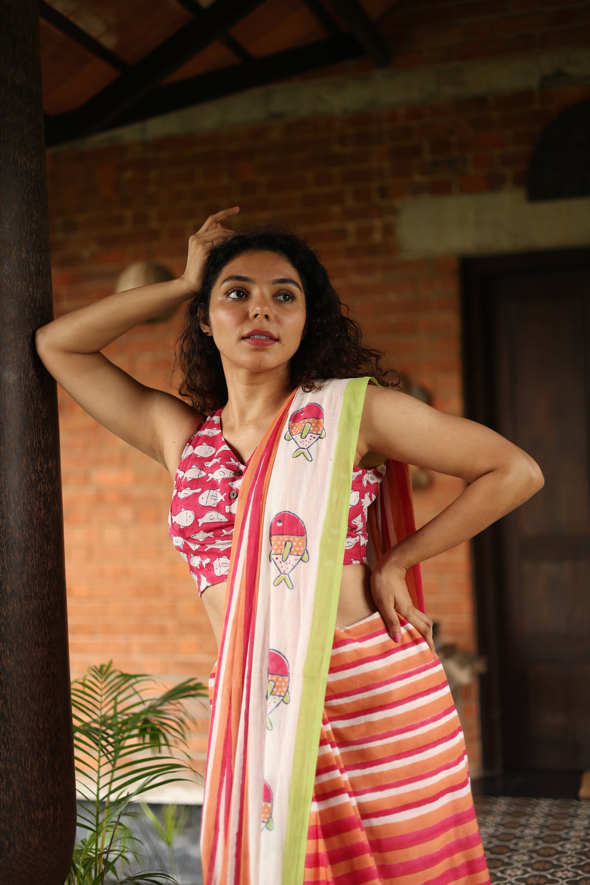 SHOAL– Mul Cotton Saree