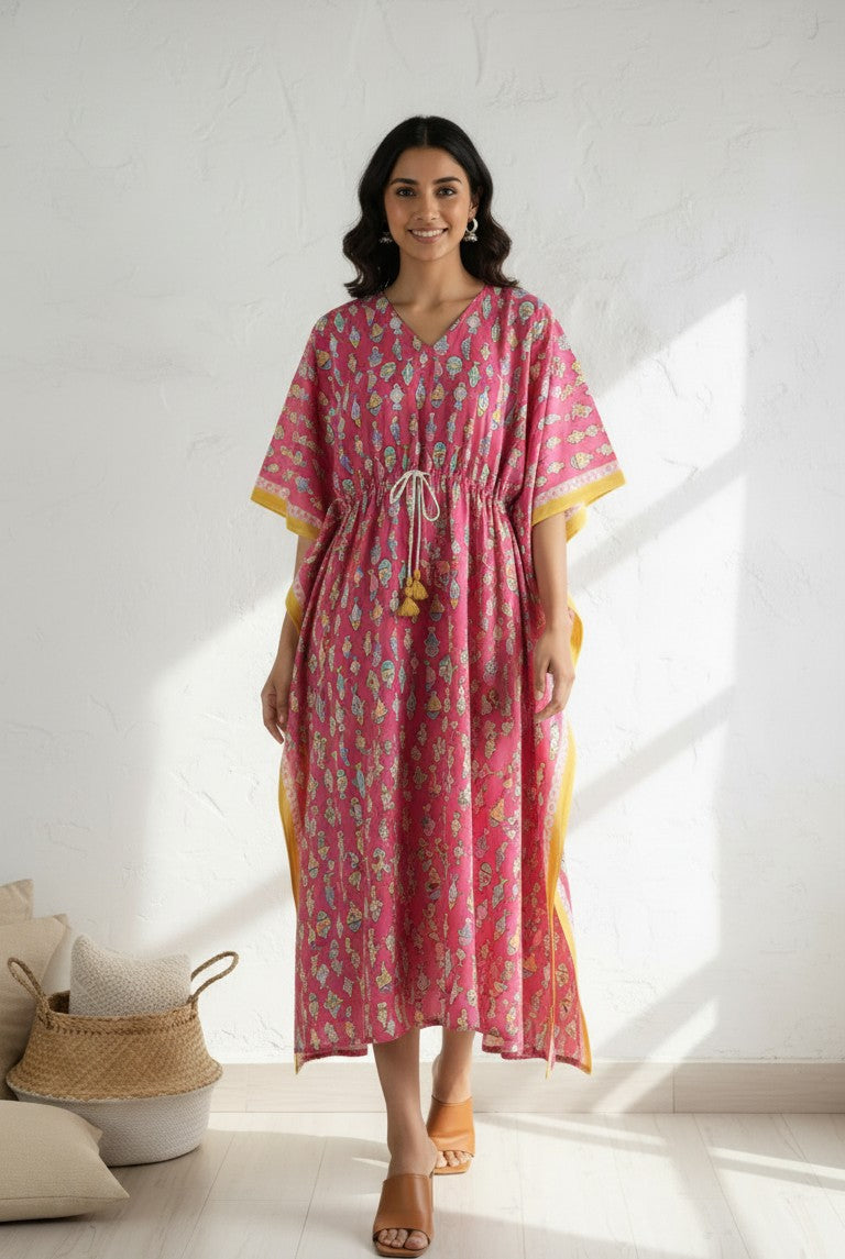 KAFTAN - PLUM FISH