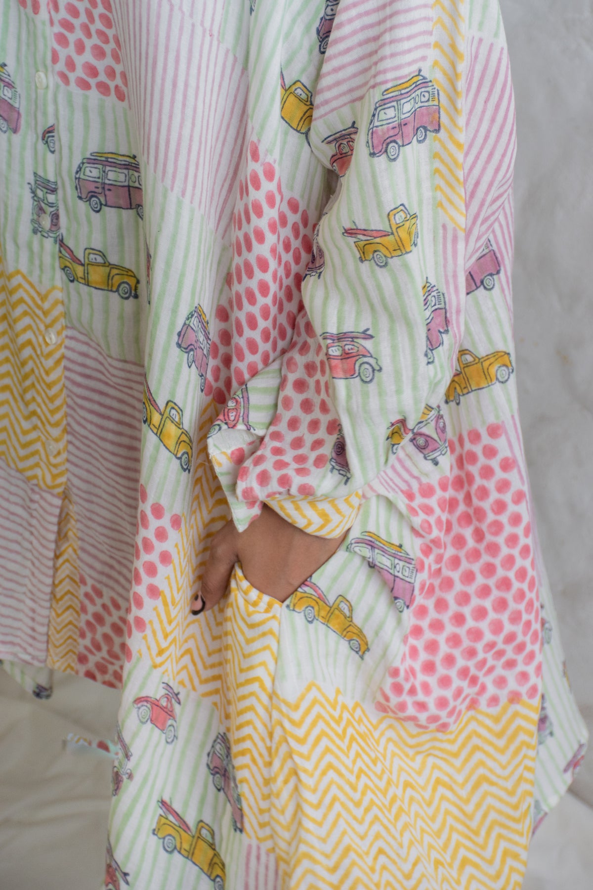 Nomad's Muslin Patch Dress