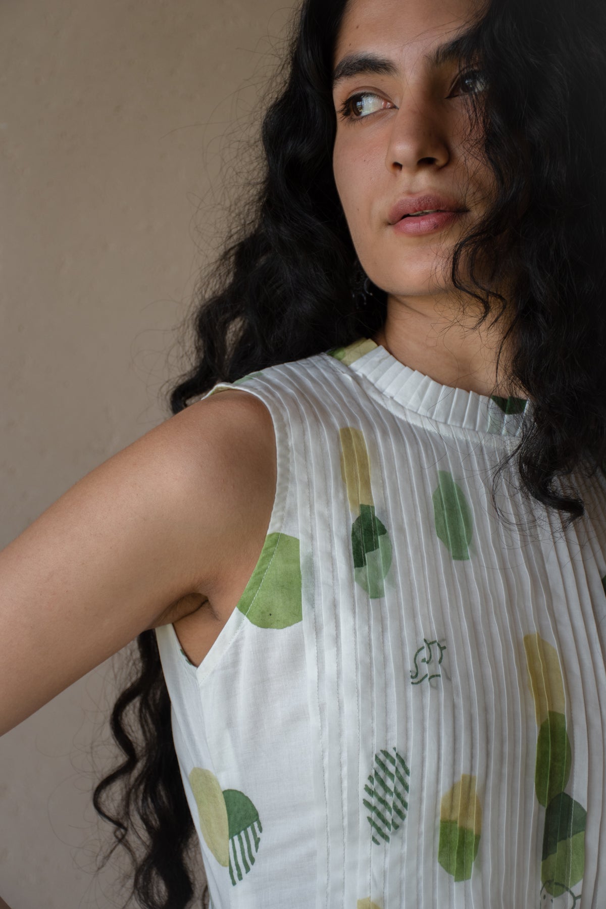 Nature’s Dot Mul Dress